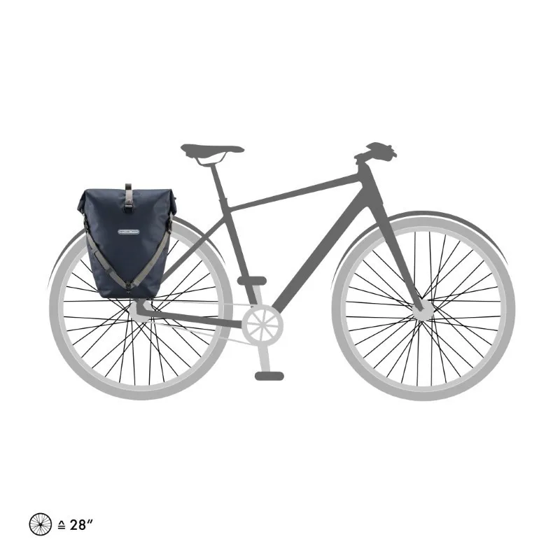 Ortlieb Back-Roller Urban QL3.1 Pannier Bag - Ink Blue-1